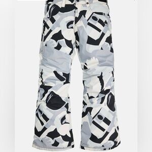 Burton Boys Barnstorm 2L Pants True Black Cosmoblock Size Medium